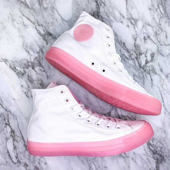 converse white cherry blossom